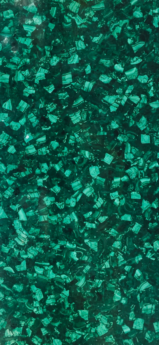 Imperial Malachite Translucent Gemstone Slab