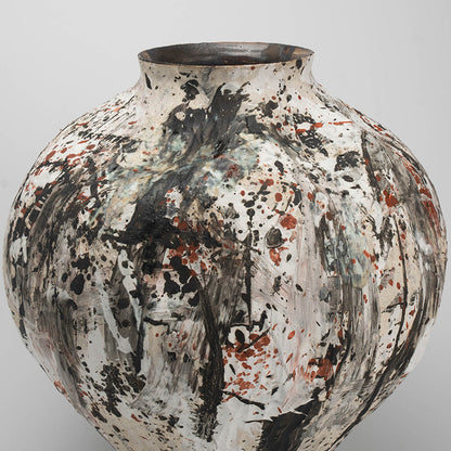 Splatter Veil Sculptural Vase