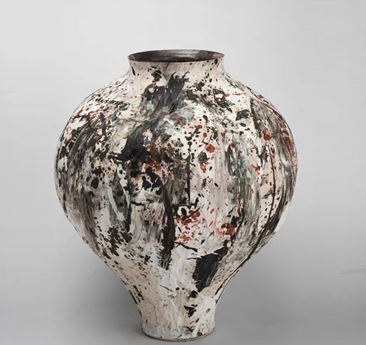 Splatter Veil Sculptural Vase