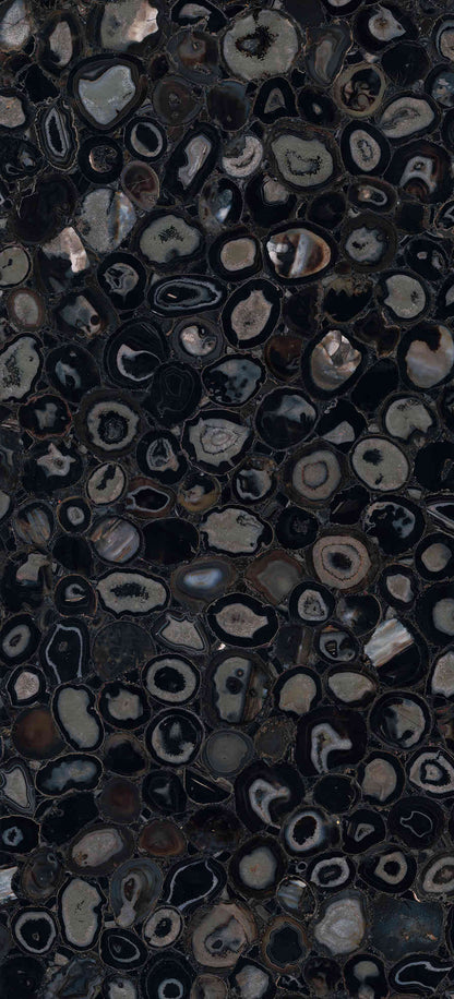 Obsidian Agate Gemstone Slab