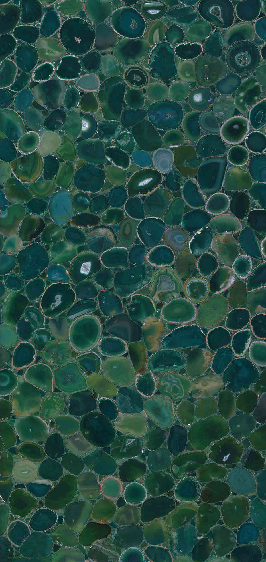Emerald Agate Translucent Gemstone Slab