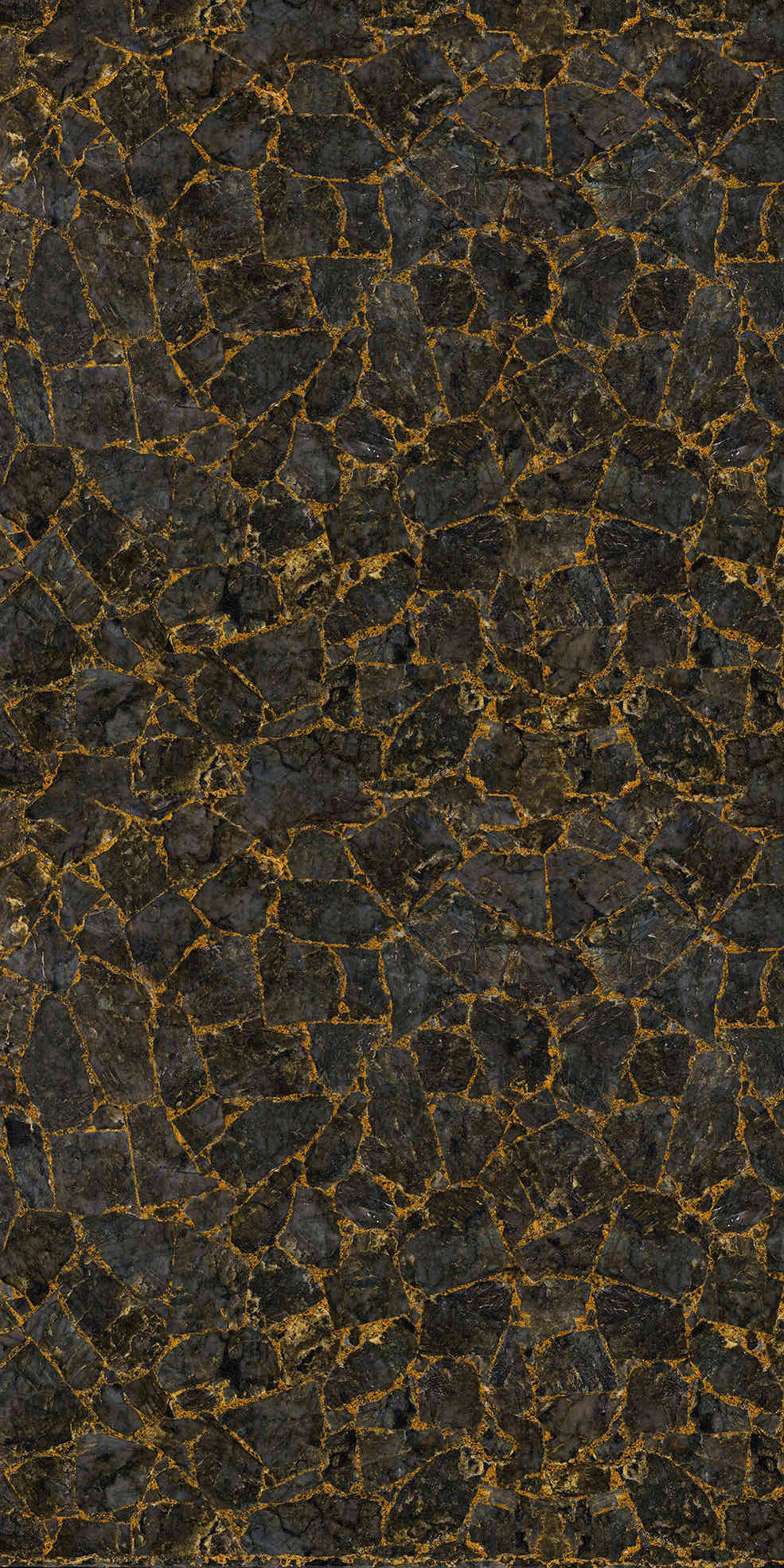 Labradorite Gold Vein Gemstone Slab