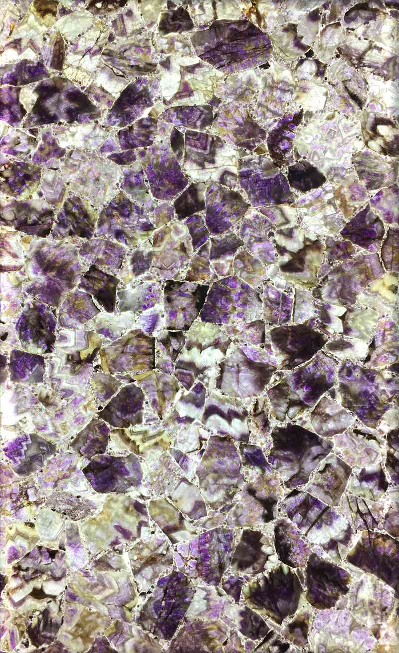 Amethyst Translucent Gemstone Slab