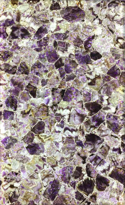 Amethyst Translucent Gemstone Slab