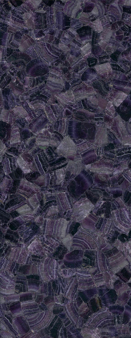 Purple Fluorite Gemstone Slab – II