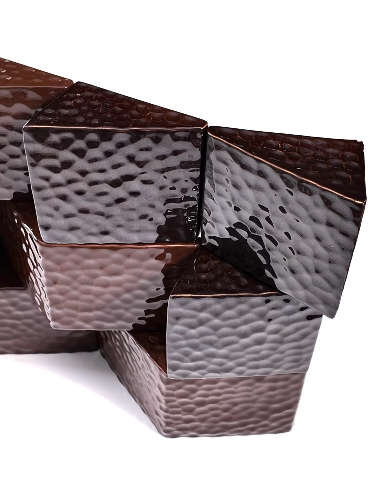 Hammered Glaze Facet Tile