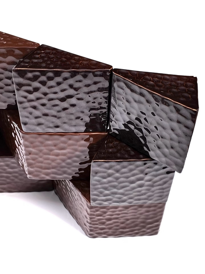 Hammered Glaze Facet Tile