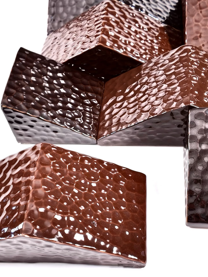 Hammered Glaze Facet Tile