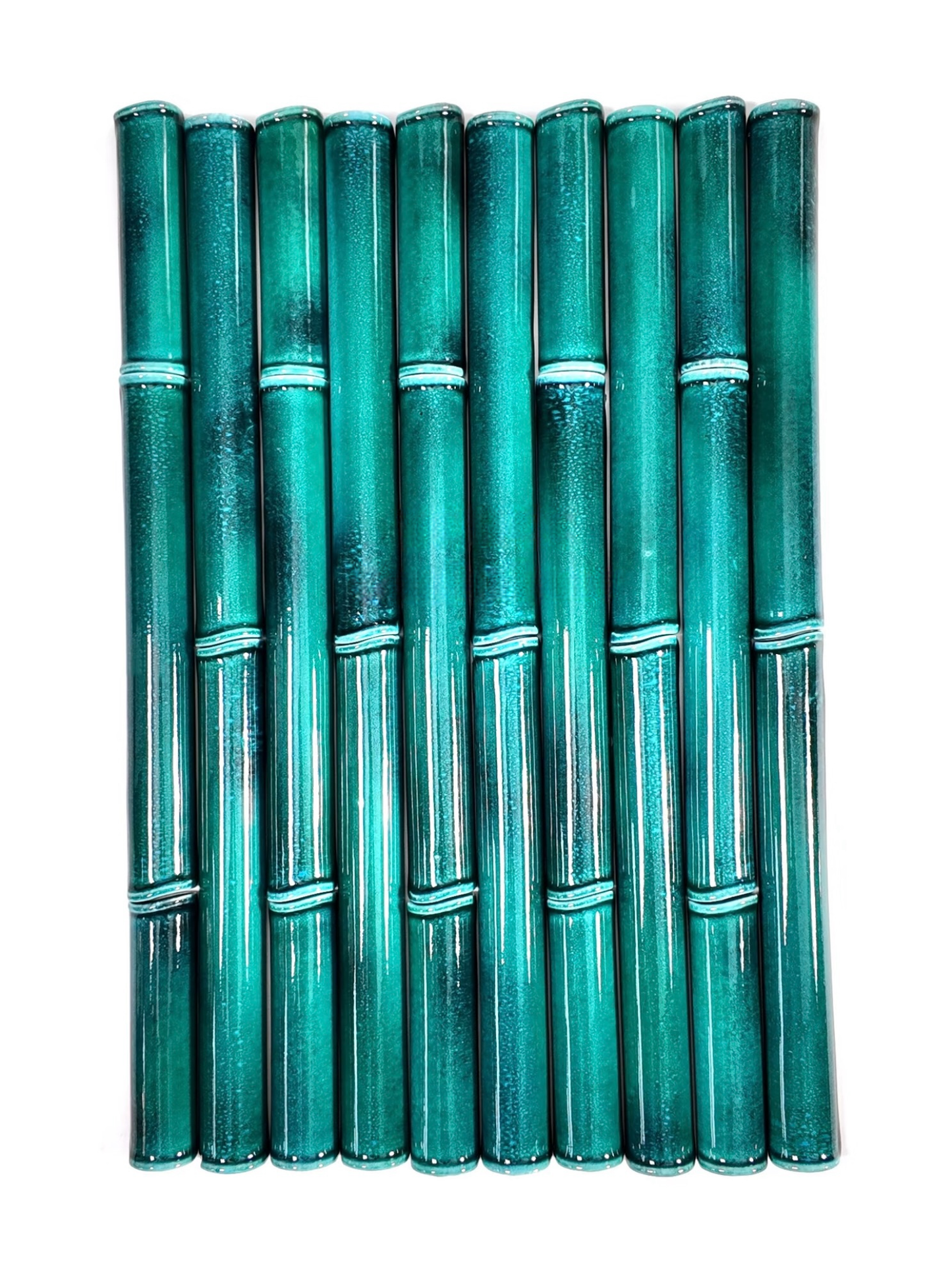 Verdigris Bamboo Glaze Tile