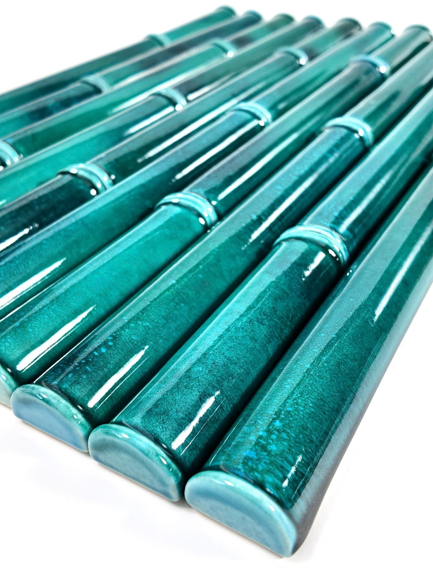 Verdigris Bamboo Glaze Tile