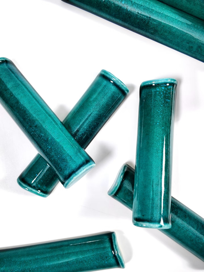 Verdigris Bamboo Glaze Tile