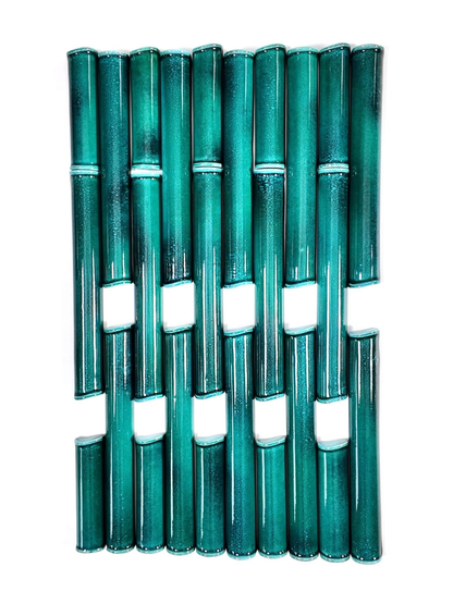 Verdigris Bamboo Glaze Tile
