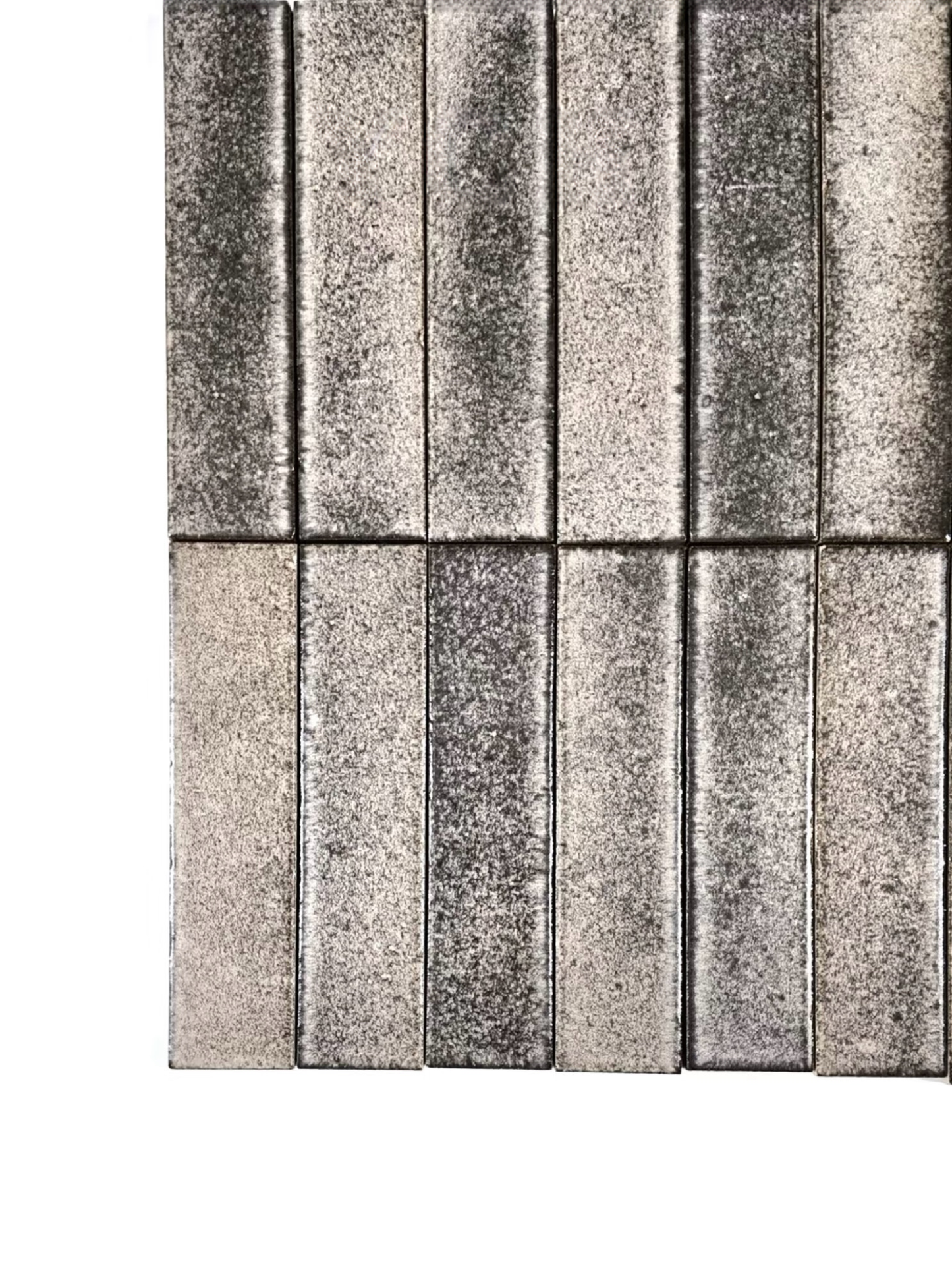 Frosted Metal Strip Tile