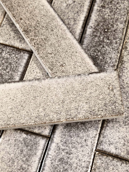 Frosted Metal Strip Tile