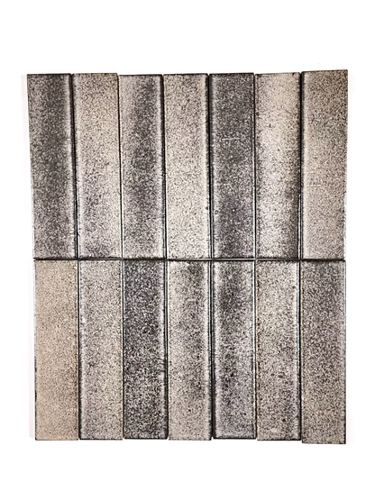 Frosted Metal Strip Tile
