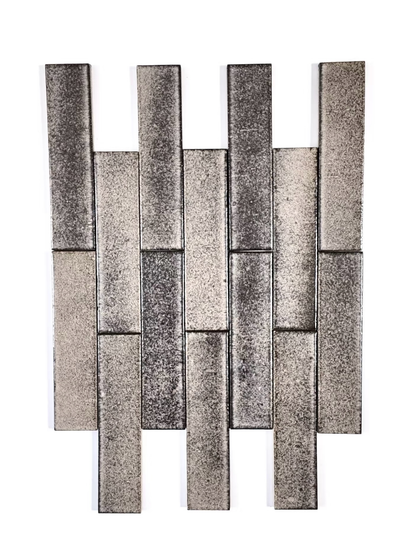 Frosted Metal Strip Tile