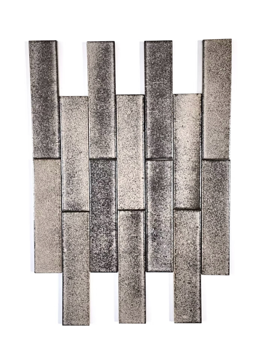 Frosted Metal Strip Tile