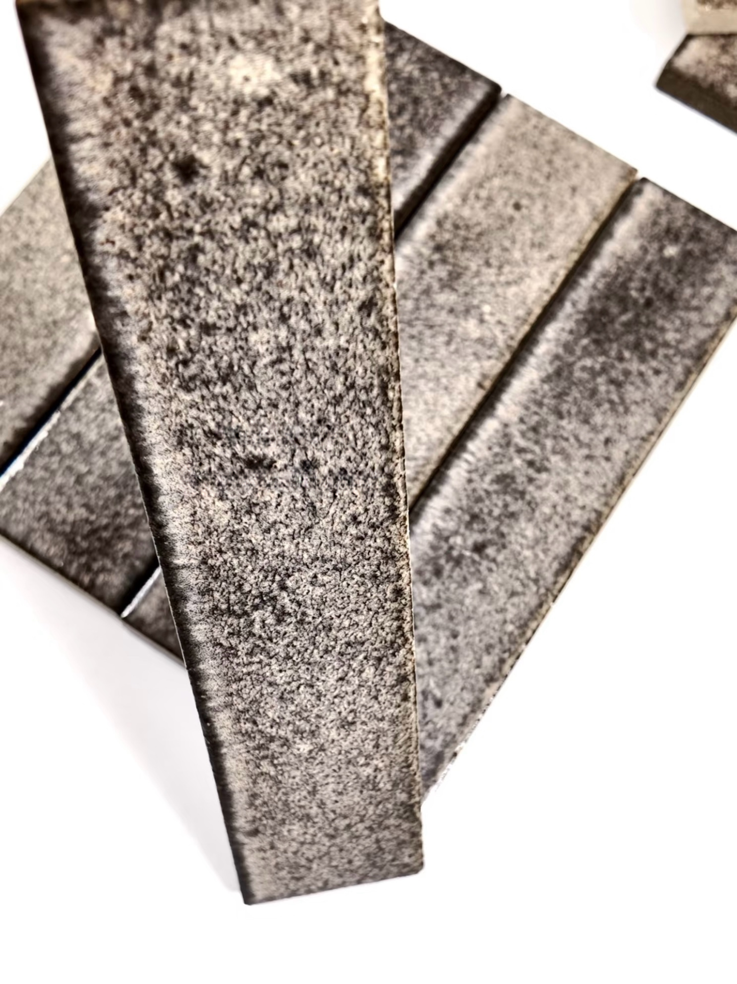 Frosted Metal Strip Tile