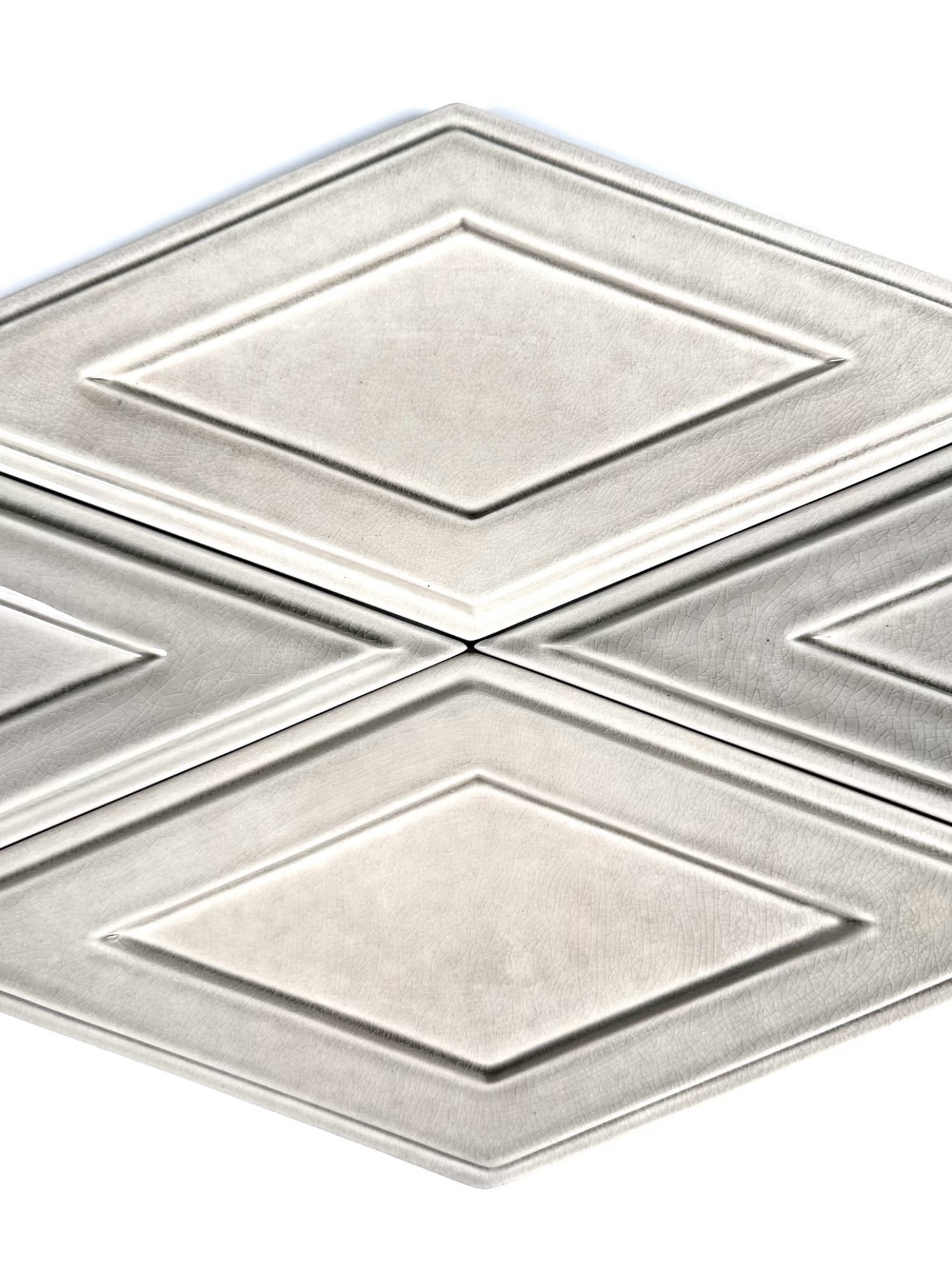 Ivory Facet Diamond Tile