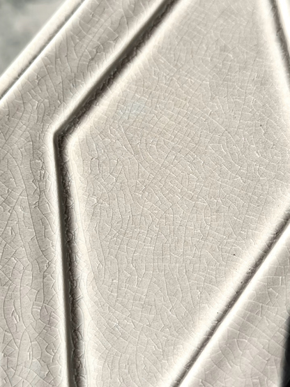 Ivory Facet Diamond Tile