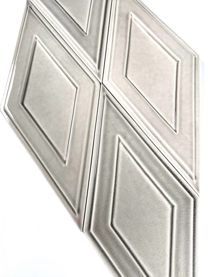 Ivory Facet Diamond Tile