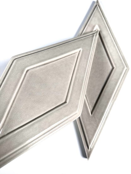 Ivory Facet Diamond Tile