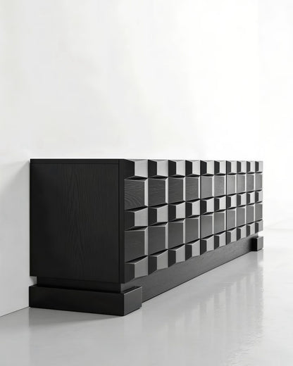 Obsidian Relief TV Cabinet