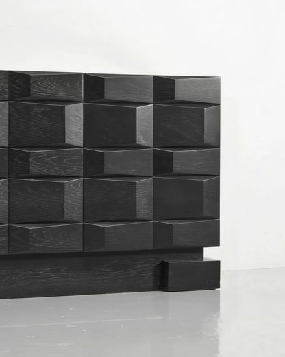Obsidian Relief TV Cabinet