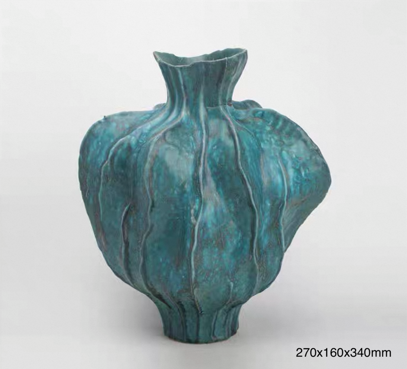 Inkblot Bloom Sculptural Vase