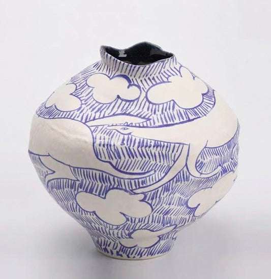 Cloudline Creature Sculptural Vase