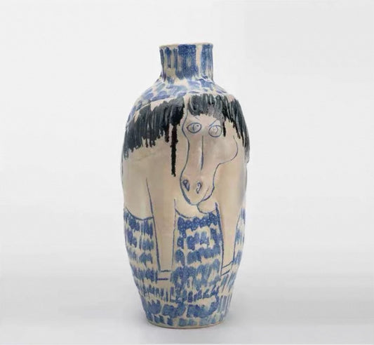 Primal Figure Tall Vase