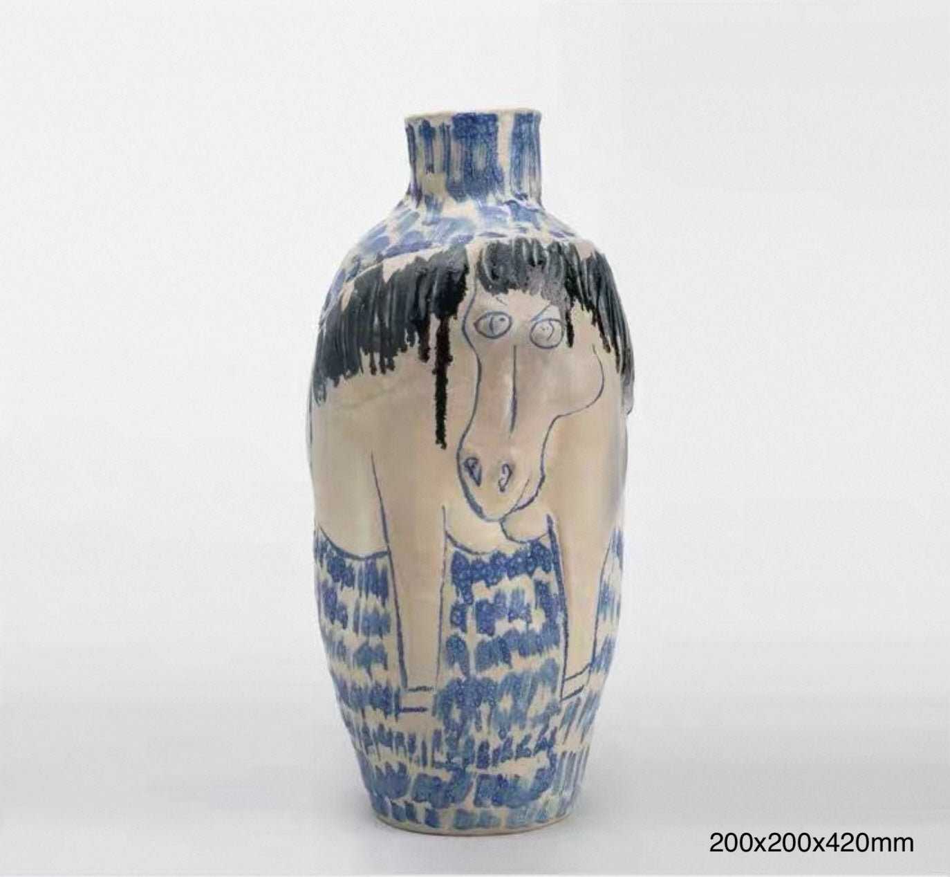 Primal Figure Tall Vase