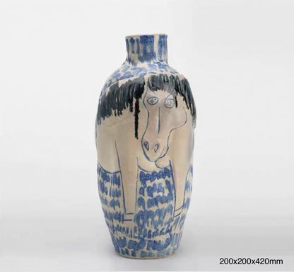 Primal Figure Tall Vase