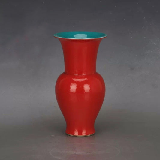Vermilion Scholar’s Vase