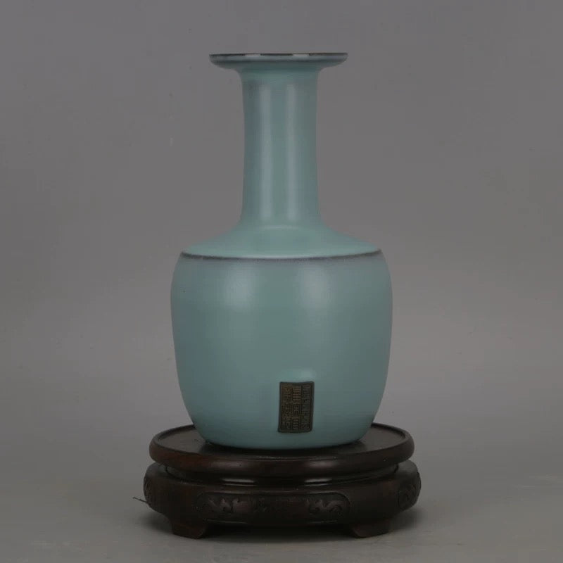Ru Kiln Sky Glaze Scholar’s Vase