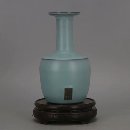 Ru Kiln Sky Glaze Scholar’s Vase