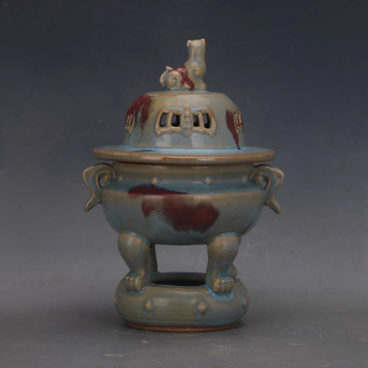 Jun Glaze Guardian Censer