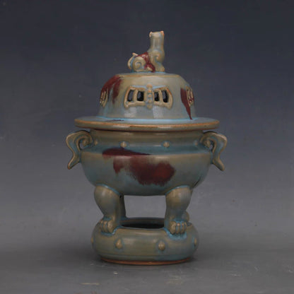 Jun Glaze Guardian Censer