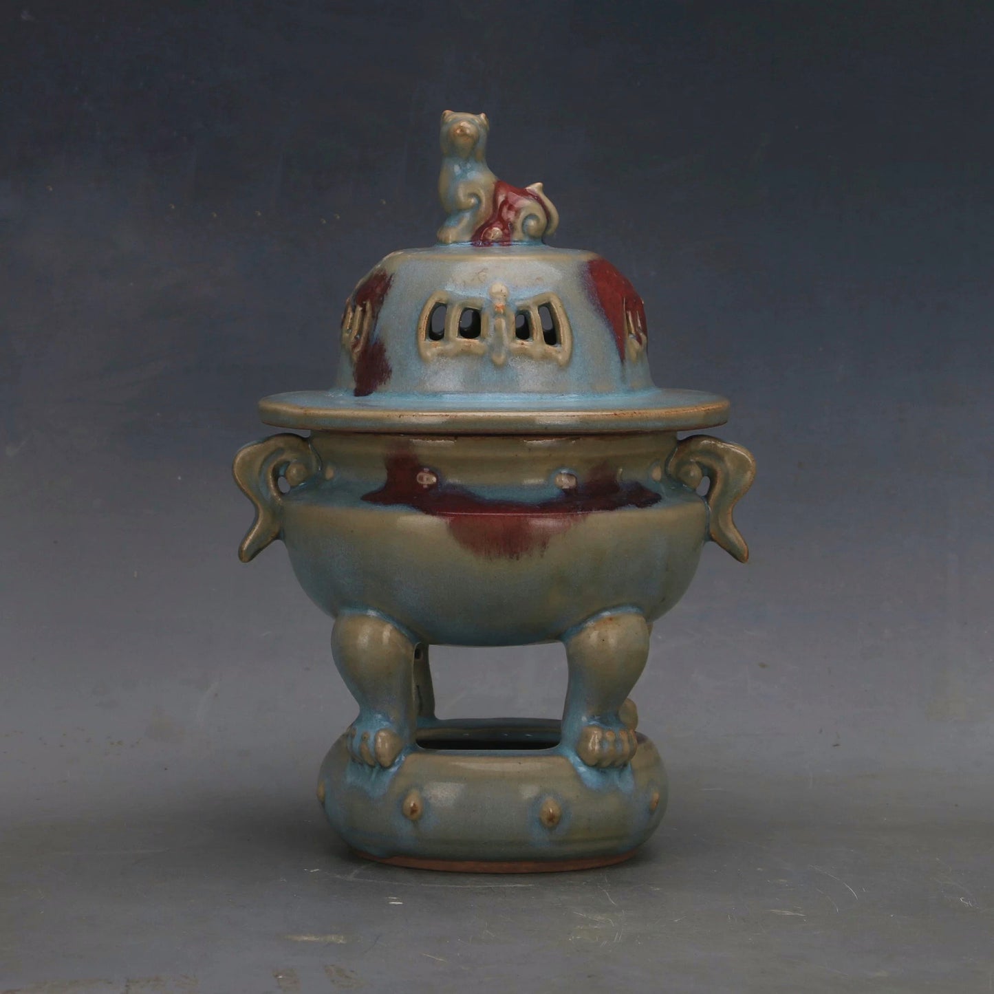 Jun Glaze Guardian Censer