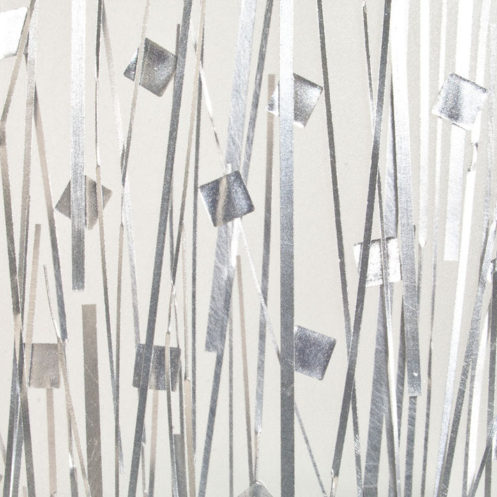 Silver Confetti Thread Translucent Panel