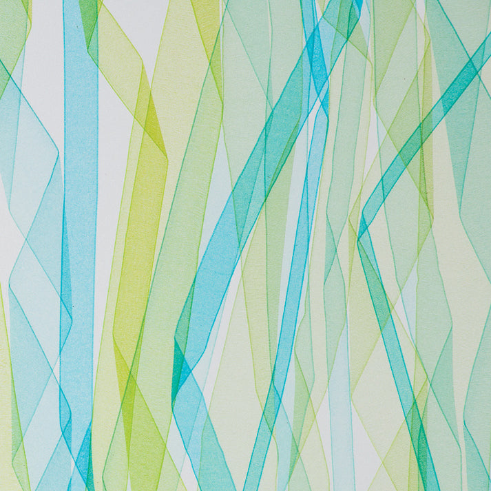 Seafoam Ribbon Translucent Panel (Twisted)
