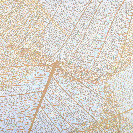 Golden Leaf Vein Translucent Panel