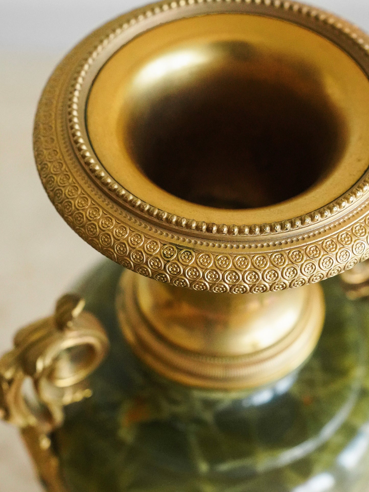 Gilt-Bronze and Agate Decorative Vase