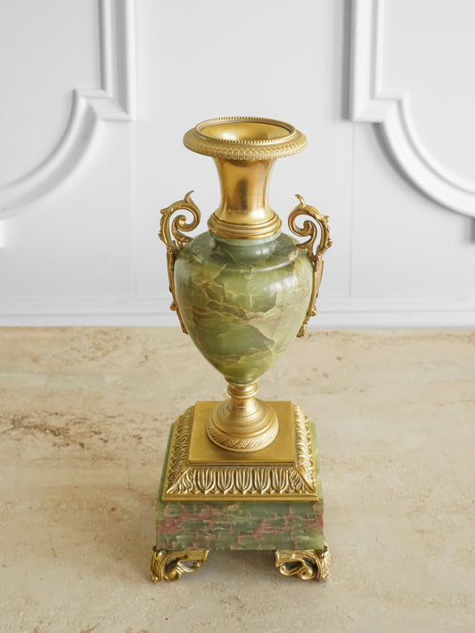 Gilt-Bronze and Agate Decorative Vase
