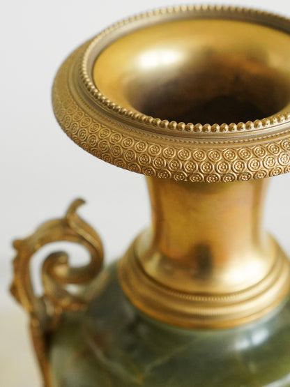 Gilt-Bronze and Agate Decorative Vase