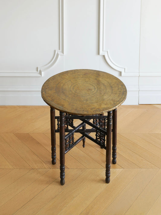 Chiseled Brass Coffee Table