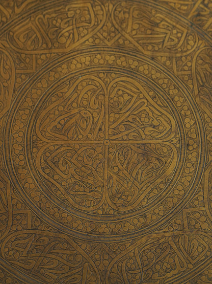Chiseled Brass Coffee Table