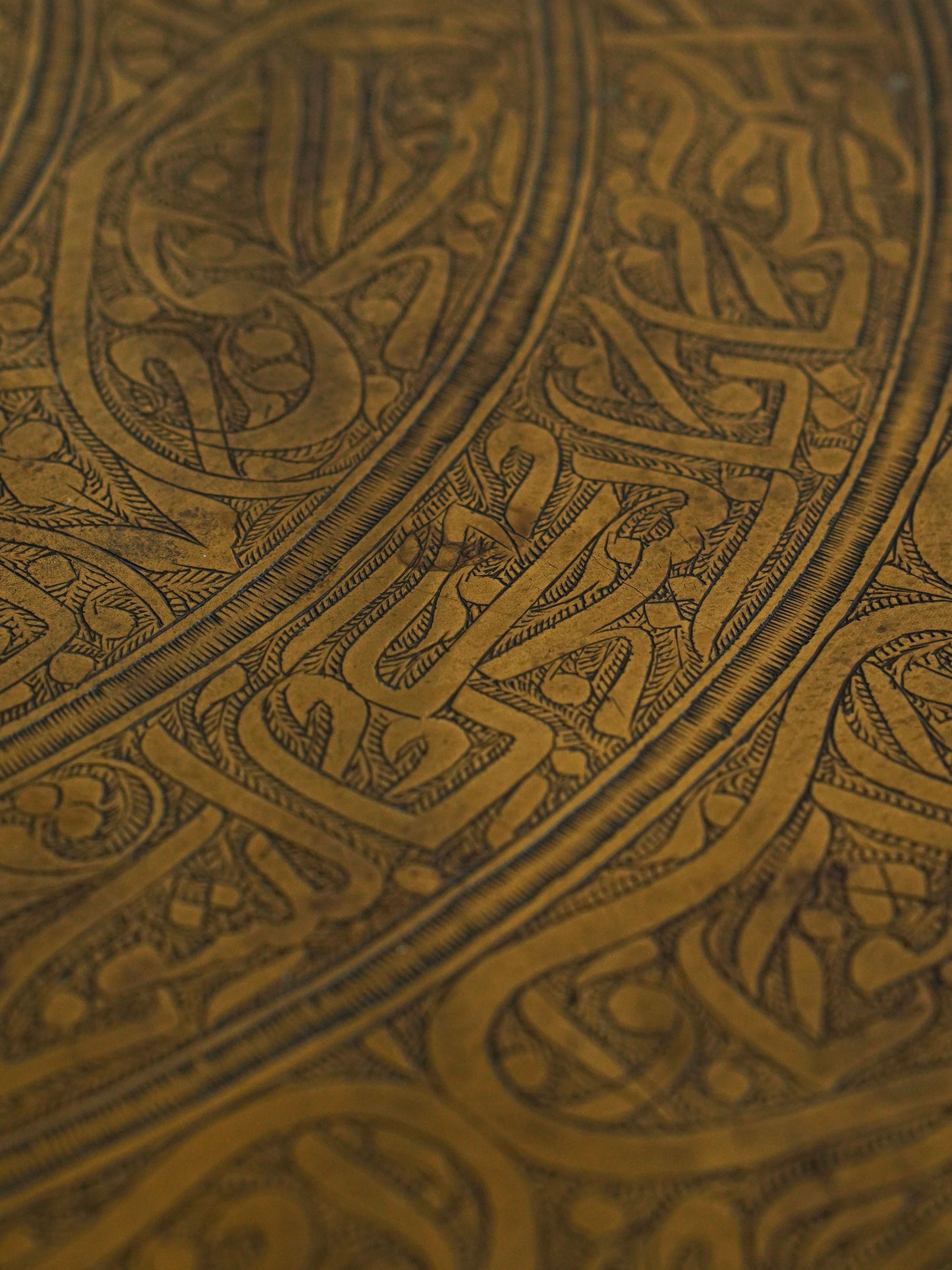 Chiseled Brass Coffee Table