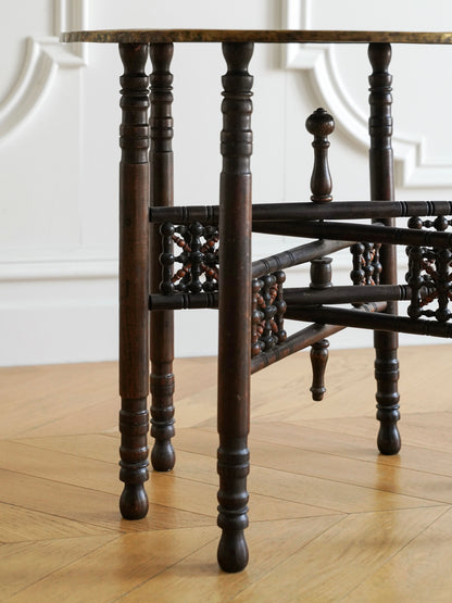 Chiseled Brass Coffee Table