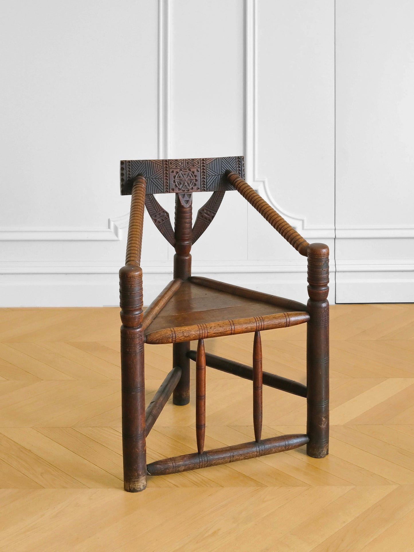 Carved Wood Chair